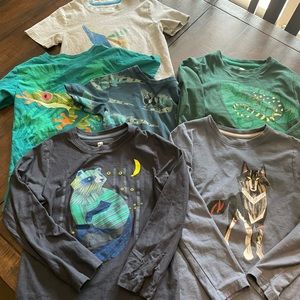 Boys Tea Collection long sleeve and short sleeve shirt bundle